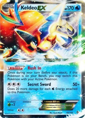 Keldeo EX (49/149) (Jumbo Card) [Black & White: Boundaries Crossed] Pokémon