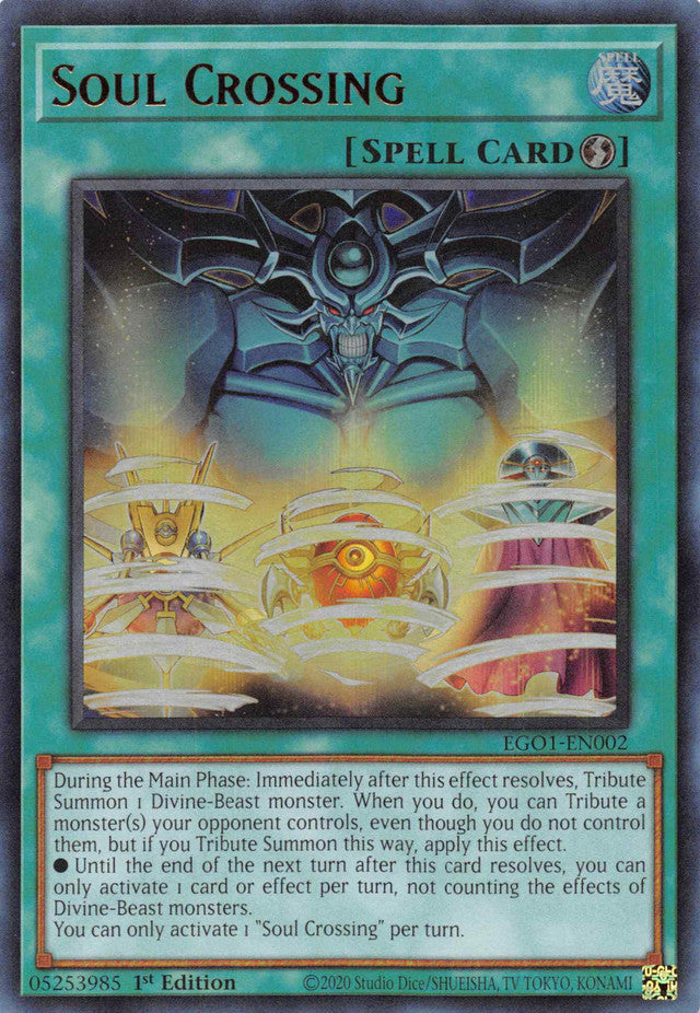 Soul Crossing [EGO1-EN002] Ultra Rare Yu-Gi-Oh!