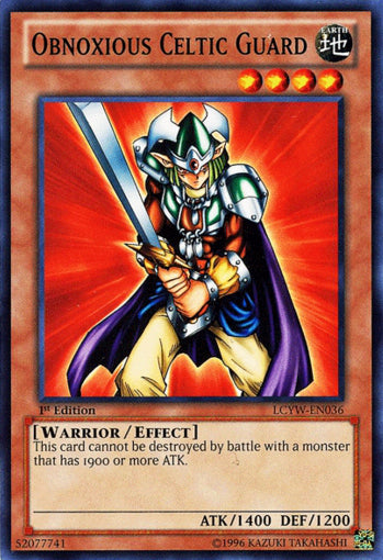 Obnoxious Celtic Guard [LCYW-EN036] Common Yu-Gi-Oh!