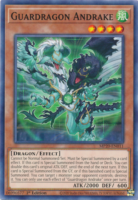 Guardragon Andrake [MP20-EN011] Common Yu-Gi-Oh!