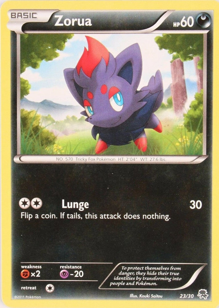 Zorua (23/30) [Black & White: Trainer Kit - Zoroark] Pokémon