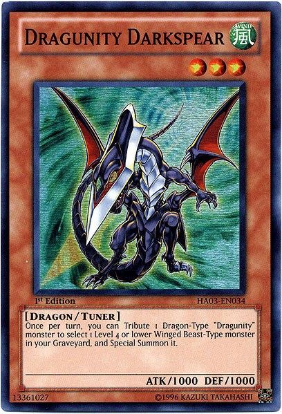 Dragunity Darkspear [HA03-EN034] Super Rare Yu-Gi-Oh!