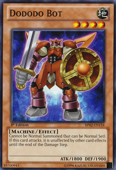 Dododo Bot [BP02-EN118] Mosaic Rare Yu-Gi-Oh!