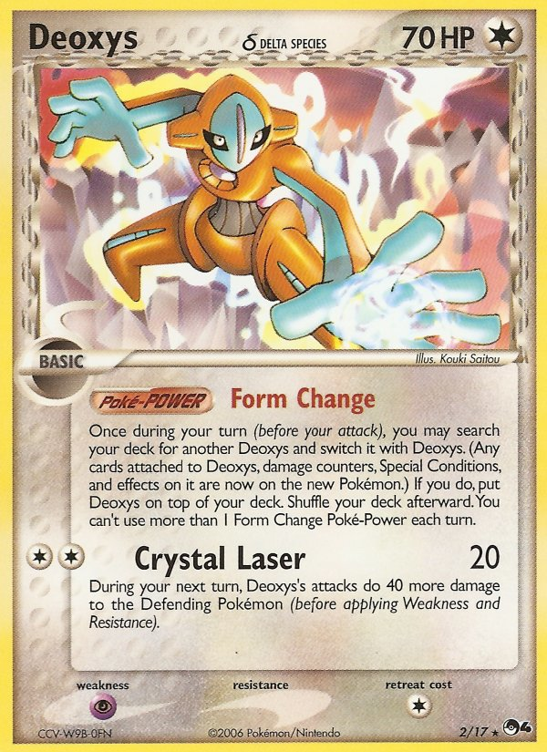 Deoxys (2/17) (Delta Species) [POP Series 4] Pokémon