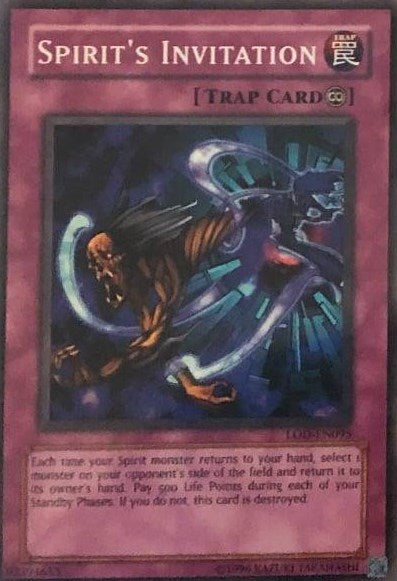 Spirit's Invitation [LOD-EN095] Common Yu-Gi-Oh!