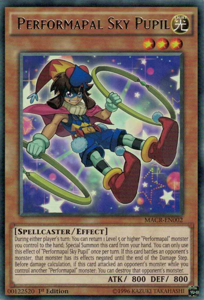 Performapal Sky Pupil [MACR-EN002] Rare Yu-Gi-Oh!