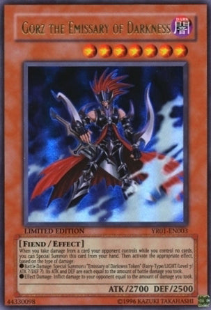 Gorz the Emissary of Darkness [YR01-EN003] Ultra Rare Yu-Gi-Oh!