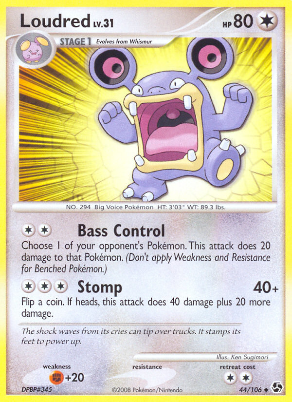 Loudred (44/106) [Diamond & Pearl: Great Encounters] Pokémon