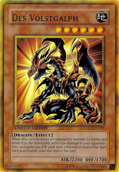 Des Volstgalph [GLD2-EN002] Ultra Rare Yu-Gi-Oh!