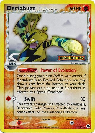 Electabuzz (29/101) (Delta Species) (Stamped) [EX: Dragon Frontiers] Pokémon