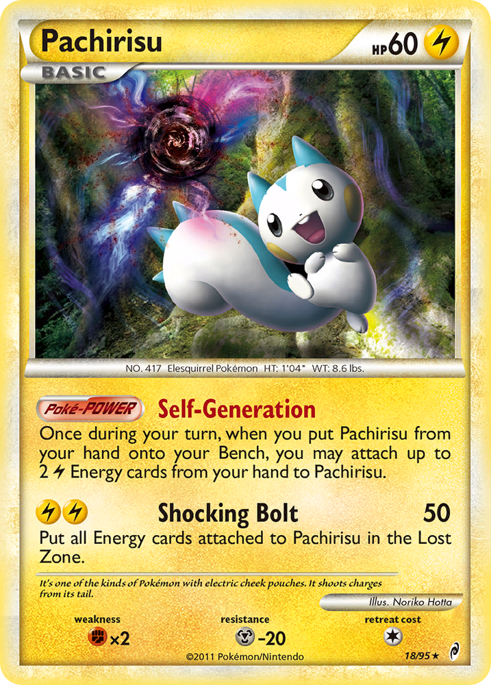 Pachirisu (18/95) [HeartGold & SoulSilver: Call of Legends] Pokémon