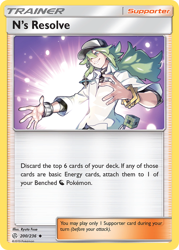 N's Resolve (200/236) [Sun & Moon: Cosmic Eclipse] Pokémon