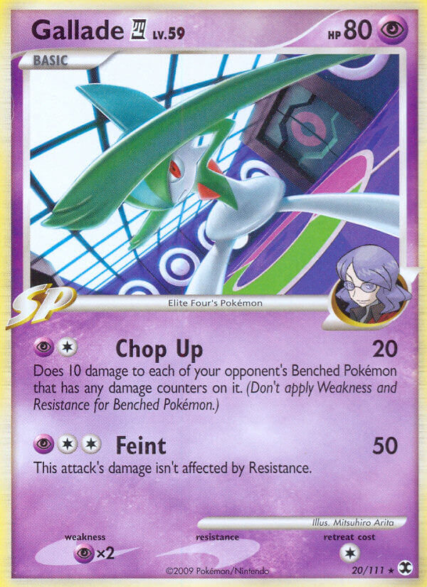 Gallade (20/111) (Theme Deck Exclusive) [Platinum: Rising Rivals] Pokémon