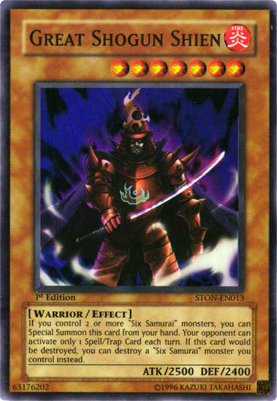 Great Shogun Shien [STON-EN013] Super Rare Yu-Gi-Oh!