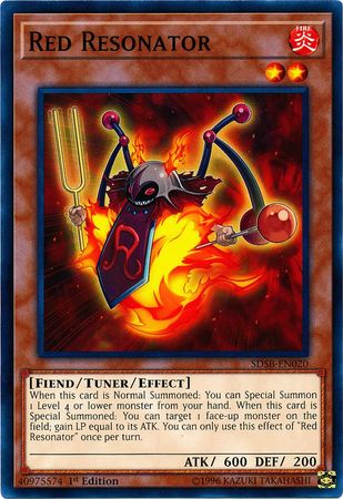 Red Resonator [SDSB-EN020] Common Yu-Gi-Oh!