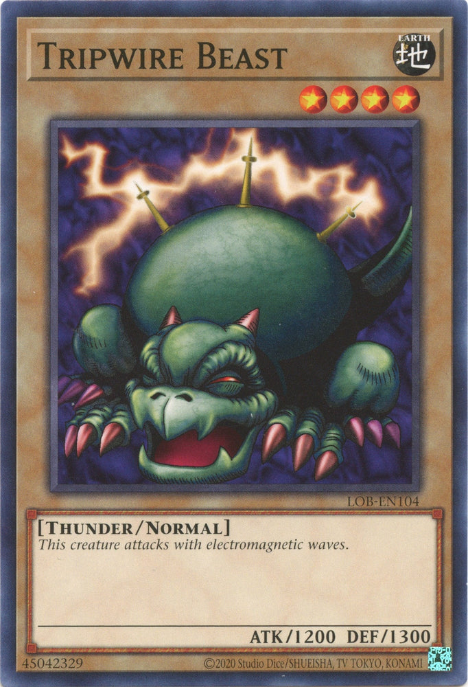 Tripwire Beast (25th Anniversary) [LOB-EN104] Common Yu-Gi-Oh!