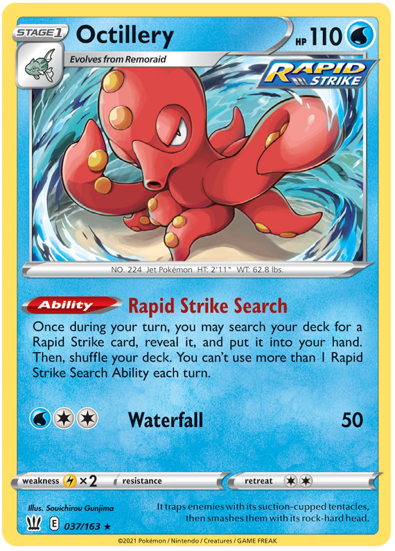 Octillery (037/163) [Sword & Shield: Battle Styles] Pokémon