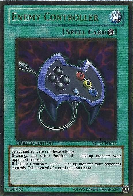 Enemy Controller [GLD3-EN043] Gold Rare Yu-Gi-Oh!