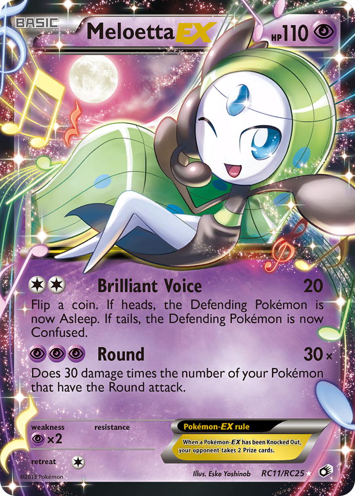 Meloetta EX (RC11/RC25) [Black & White: Legendary Treasures] Pokémon