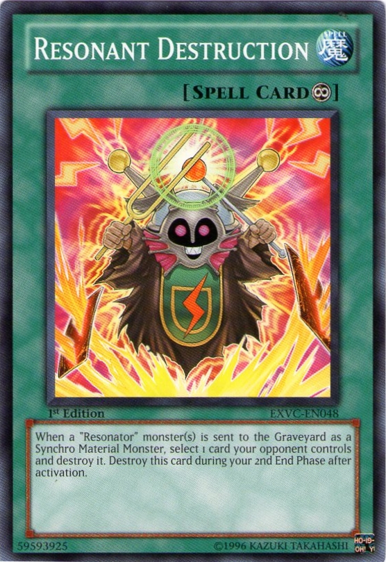 Resonant Destruction [EXVC-EN048] Common Yu-Gi-Oh!