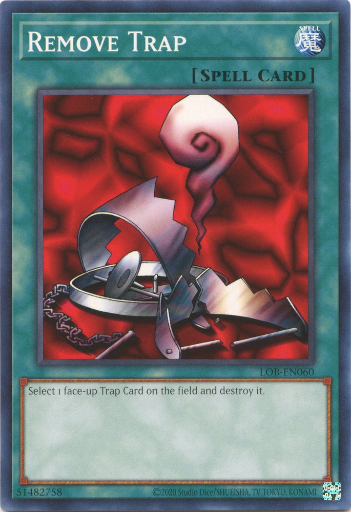 Remove Trap (25th Anniversary) [LOB-EN060] Common Yu-Gi-Oh!