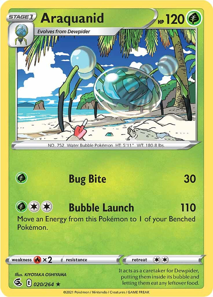 Araquanid (020/264) [Sword & Shield: Fusion Strike] Pokémon