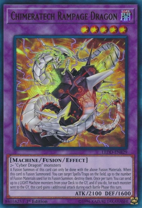 Chimeratech Rampage Dragon [LEDD-ENB29] Ultra Rare Yu-Gi-Oh!
