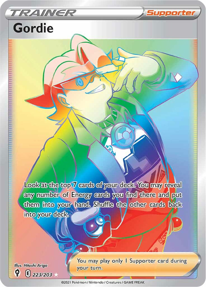Gordie (223/203) [Sword & Shield: Evolving Skies] Pokémon