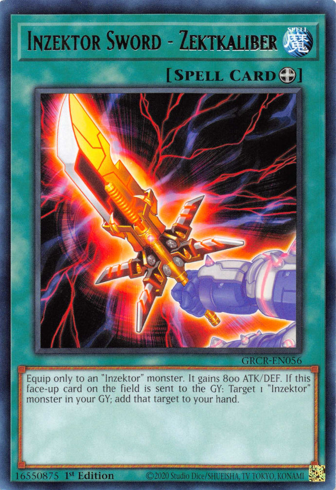 Inzektor Sword - Zektkaliber [GRCR-EN056] Rare Yu-Gi-Oh!