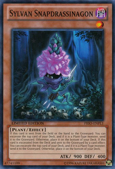 Sylvan Snapdrassinagon [PRIO-ENPL1] Starfoil Rare Yu-Gi-Oh!
