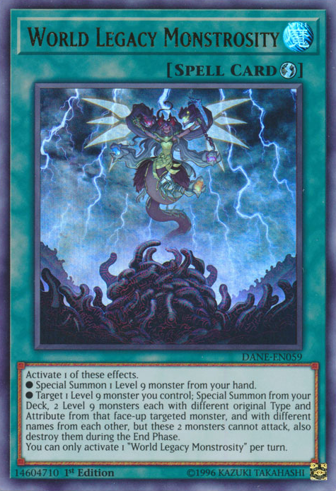 World Legacy Monstrosity [DANE-EN059] Ultra Rare Yu-Gi-Oh!