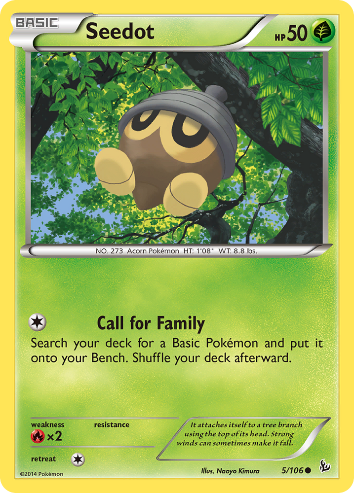 Seedot (5/106) [XY: Flashfire] Pokémon