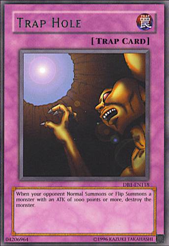 Trap Hole [DB1-EN118] Rare Yu-Gi-Oh!