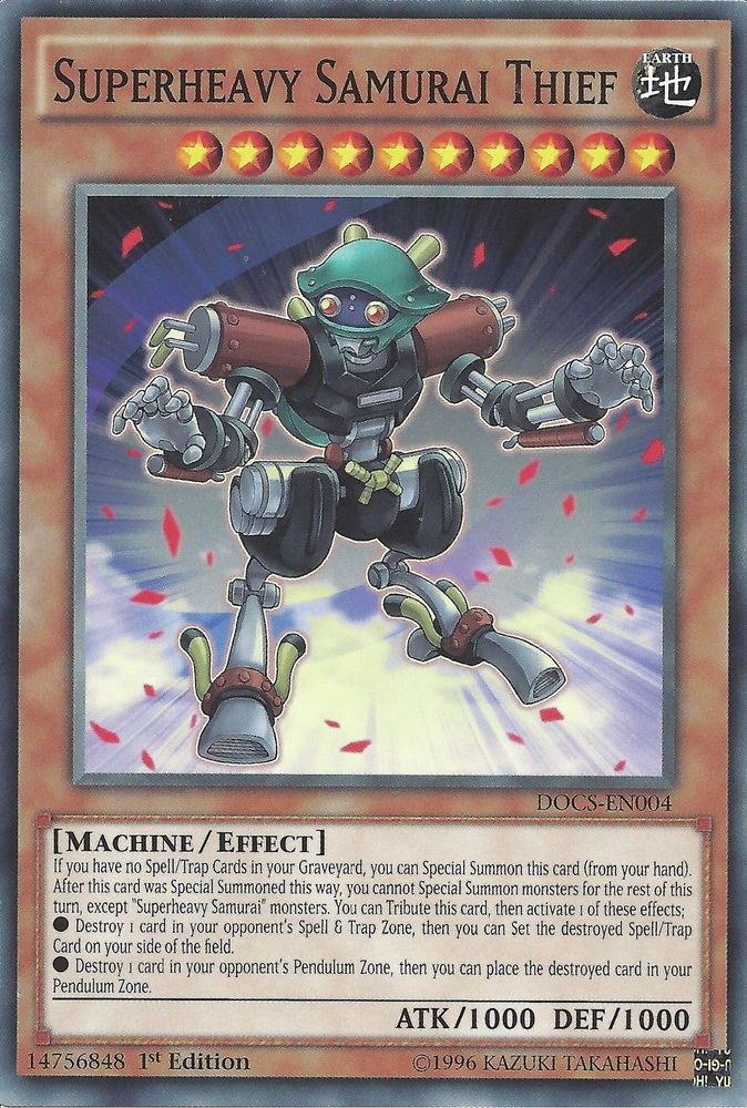 Superheavy Samurai Thief [DOCS-EN004] Common Yu-Gi-Oh!
