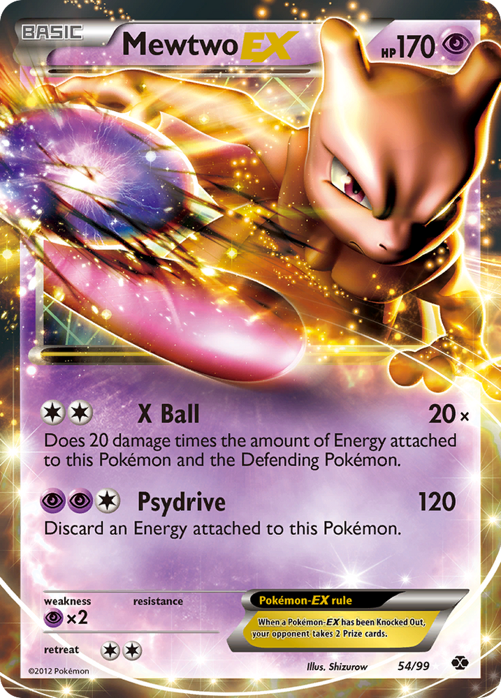 Mewtwo EX (54/99) [Black & White: Next Destinies] Pokémon