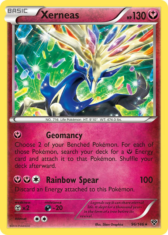 Xerneas (96/146) (Theme Deck Exclusive) [XY: Base Set] Pokémon