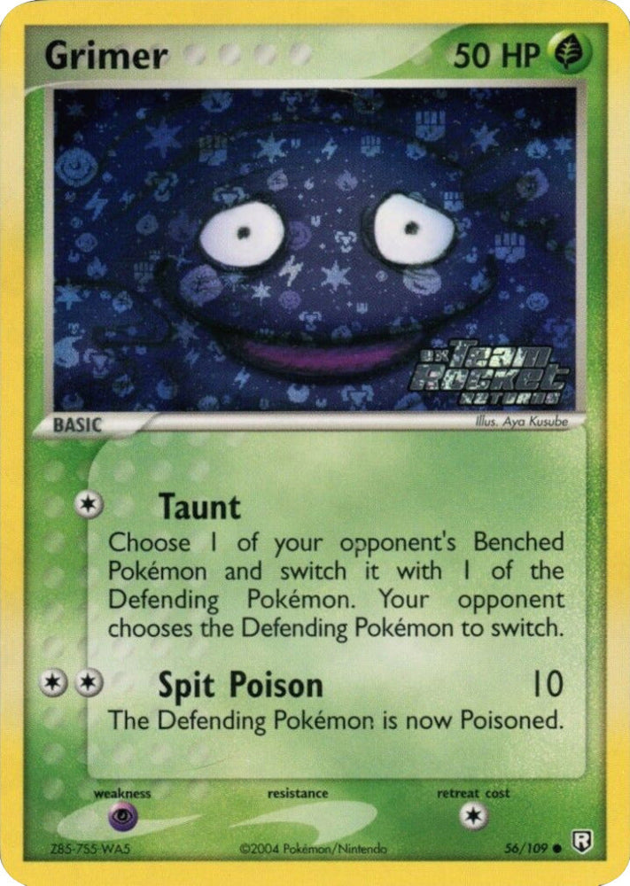 Grimer (56/109) (Stamped) [EX: Team Rocket Returns] Pokémon
