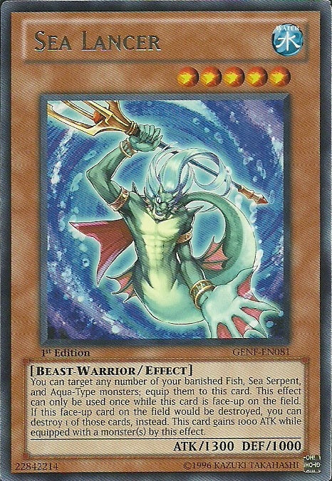 Sea Lancer [GENF-EN081] Rare Yu-Gi-Oh!