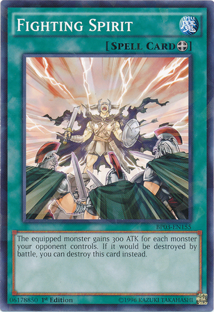 Fighting Spirit [BP03-EN155] Shatterfoil Rare Yu-Gi-Oh!