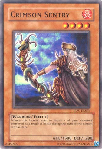 Crimson Sentry [LON-EN033] Common Yu-Gi-Oh!