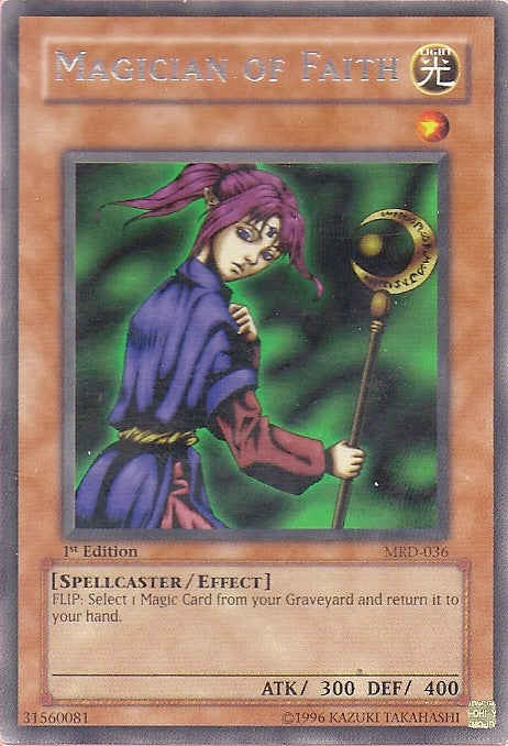 Magician of Faith [MRD-036] Rare Yu-Gi-Oh!