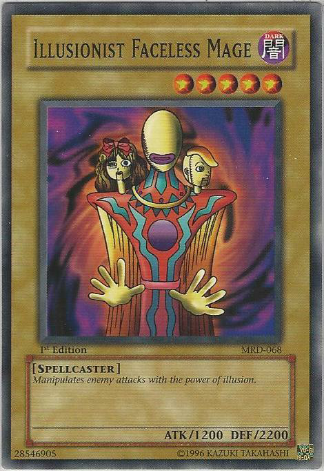 Illusionist Faceless Mage [MRD-068] Common Yu-Gi-Oh!