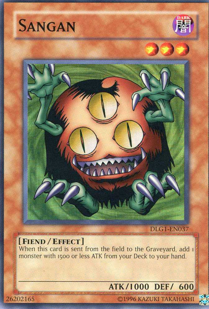Sangan [DLG1-EN037] Super Rare Yu-Gi-Oh!