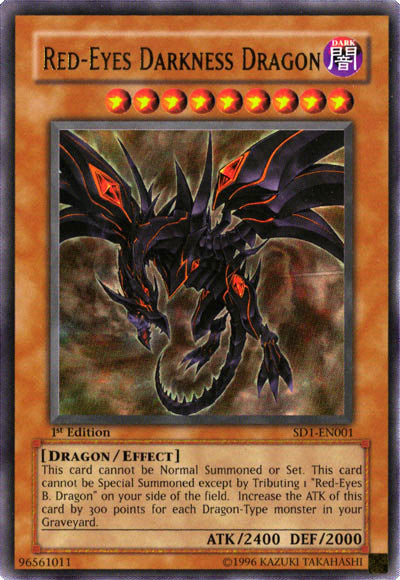 Red-Eyes Darkness Dragon [SD1-EN001] Ultra Rare Yu-Gi-Oh!