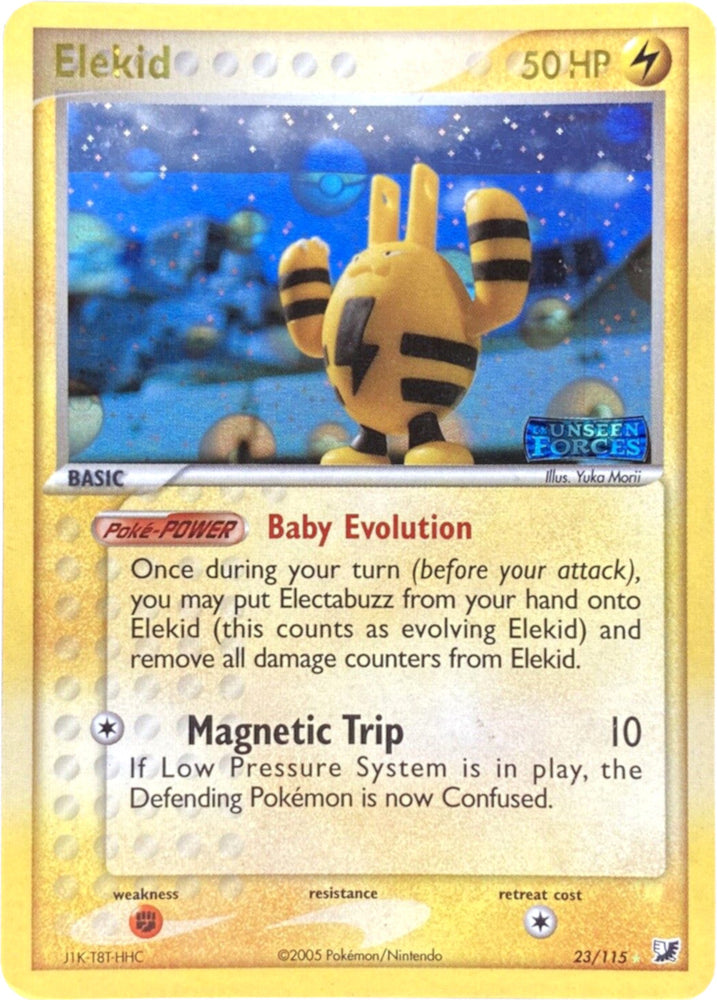 Elekid (23/115) (Stamped) [EX: Unseen Forces] Pokémon