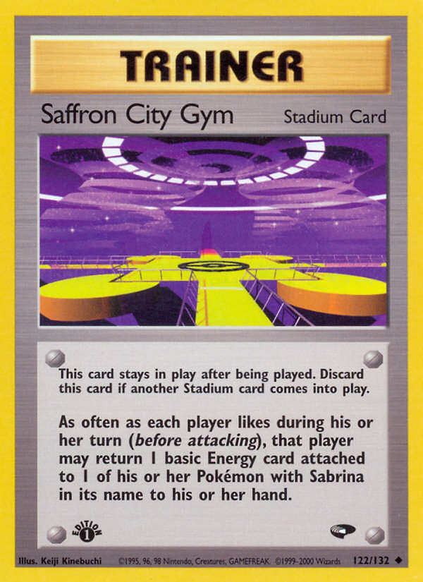 Saffron City Gym (122/132) [Gym Challenge 1st Edition] Pokémon