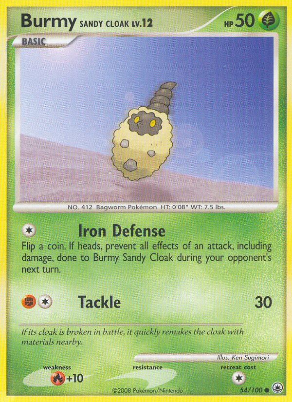 Burmy Sandy Cloak (54/100) [Diamond & Pearl: Majestic Dawn] Pokémon