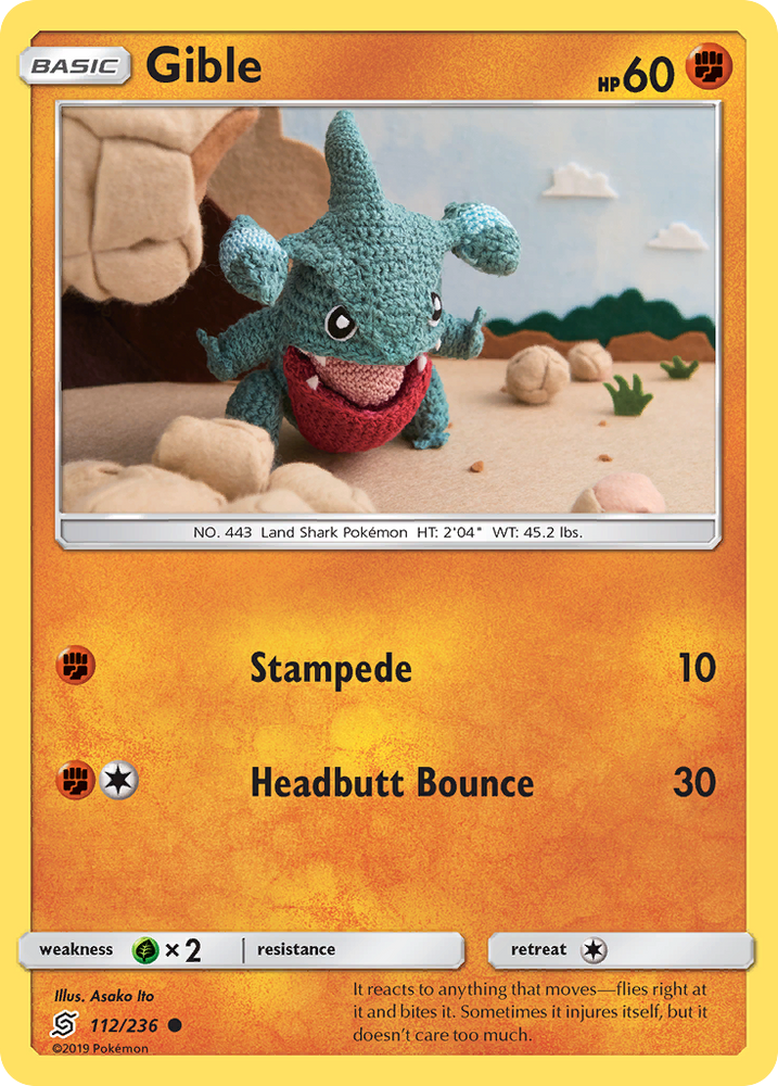 Gible (112/236) [Sun & Moon: Unified Minds] Pokémon