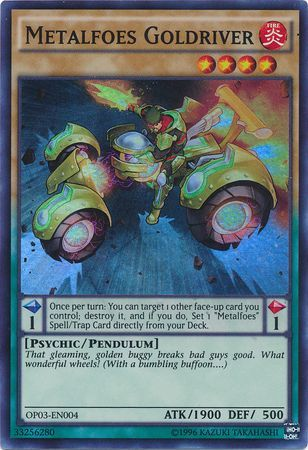 Metalfoes Goldriver [OP03-EN004] Super Rare Yu-Gi-Oh!