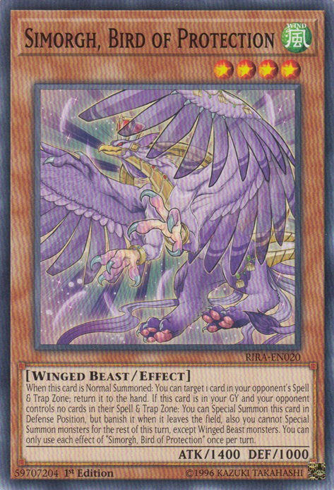 Simorgh, Bird of Protection [RIRA-EN020] Common Yu-Gi-Oh!